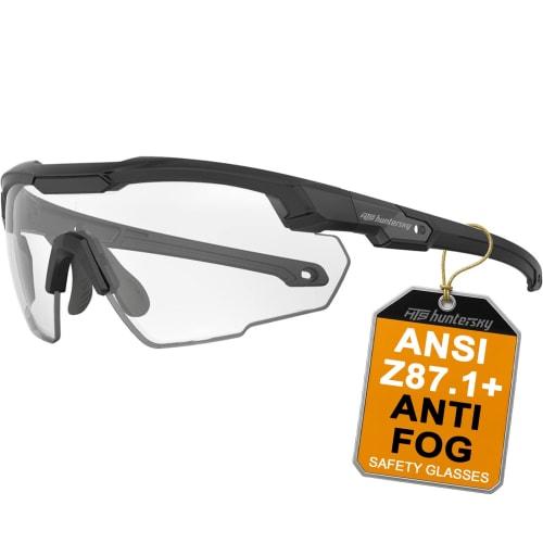 HTS HUNTERSKY Anti-Fog Tactical Shooting Glasses for Men, S57 Military Eye Professional Ballistic Safety Glasses for Shooting Eye Protection