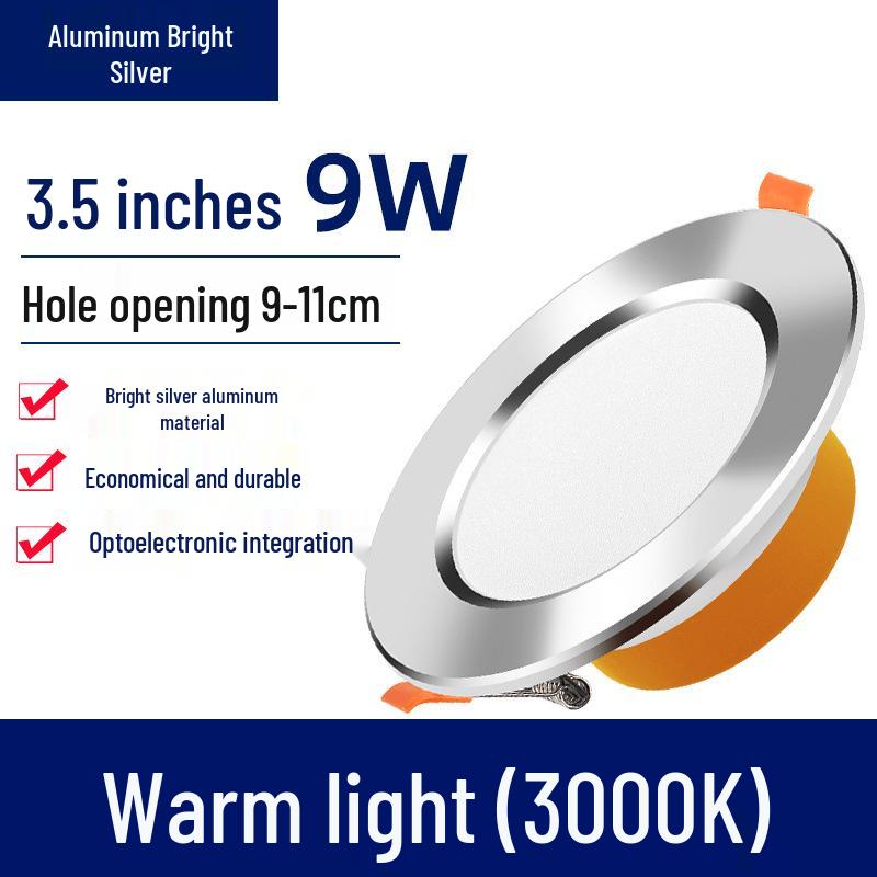 Ultra-Thin LED Recessed Ceiling Downlight for Living Room