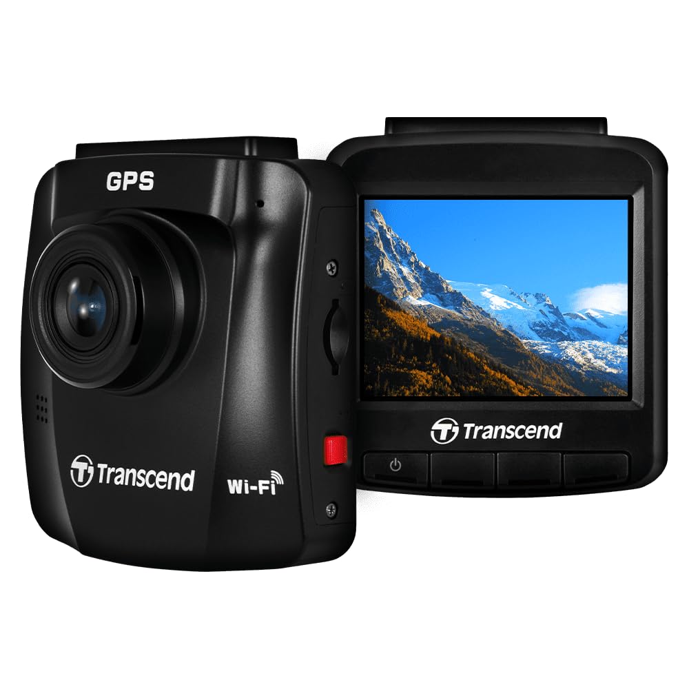 Transcend DrivePro 250 Dash Cam with 32GB microSD Card (TS-DP250A-32G)