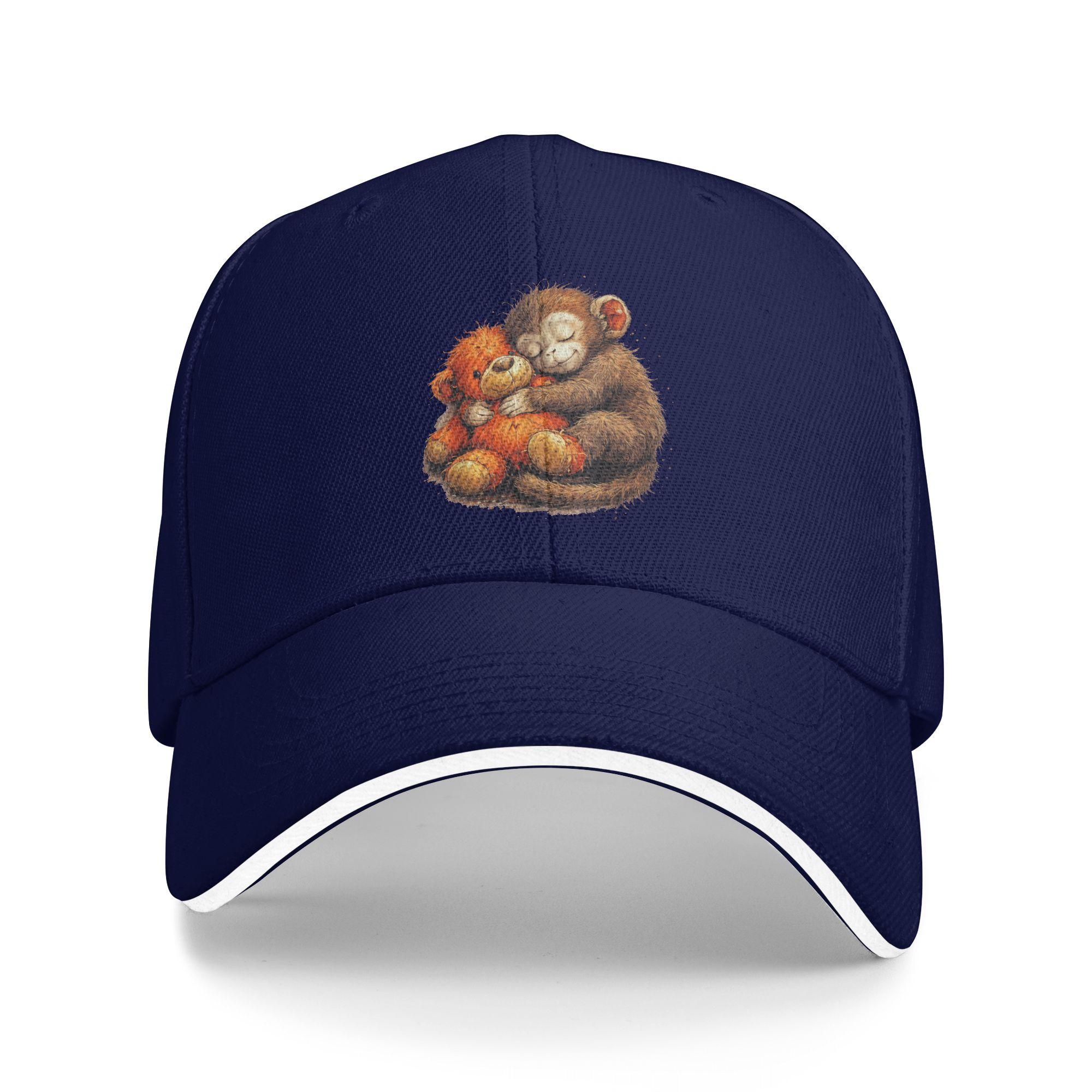 

Team Punch Baby Monkey Punch Trend Meme Punch Monkey Baseball Cap Trendy Men Hip Hop Hats Tennis Skate Baseball Caps Gift One Size