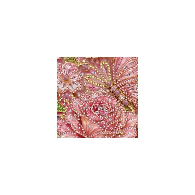 24cm 5D DIY Diamond Art Handmade Tissue Holder Reusable Rhinestones Decorative Tissue Box PVC for Home Car Desk Decoration Craft