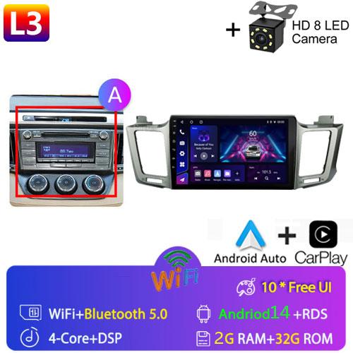 For Toyota RAV4 Rav 4 XA40 2012 - 2018 Android Car Radio Multimidia Video Player Navigation GPS Carplay Touch Screen Auto Stereo