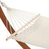 Outdoor Balcony Rocking Chair and Swing Hammock with Wooden Stand