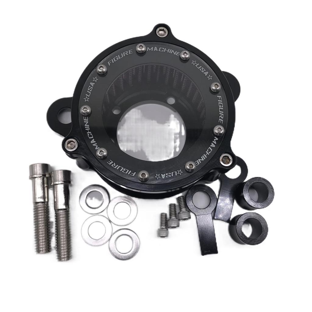 Harley XL883/1200 X48 CNC Aluminum Retro Air Filter