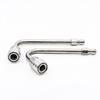 Stainless Steel Pressure Washer Curved Wand Set Durable Quick Connect For Car Washing Outdoor Cleaning