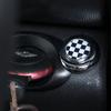 One-button Start Button Car Decoration Sticker Silver And Black Metal Material Epoxy Pattern For MINI COOPER R55 R56 R60 R61