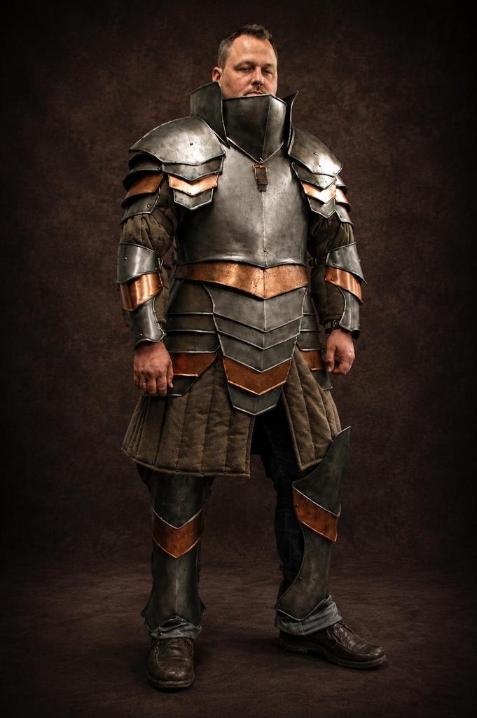 Medieval Knight Full Body Armor Set Wearable Steel Suit for LARP Cosplay Renaissance Fair