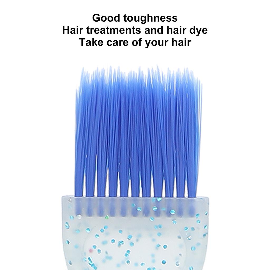 3pcs Hair Dye Kit Home Salon Hair Coloring Tint Brush Dyeing Mixing Bowl Accessory Set (Blue)