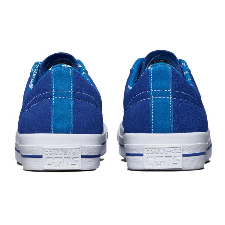 Converse One Star Pro Retro Casual Slip Resistant Durable Low Top Skate Shoes Unisex Sneaker Ocean-Blue 171931C