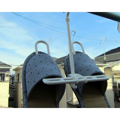 Sawafuji Arairu Laundry Drying Rack, White, 170mm Wide, Made In Japan, Rotating, Suitable for Kids and Adults, Indoor Shoes, Gym Shoes, Sneakers, Jogg