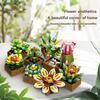 Non-Toxic New Creative Romantic Flower Building Block Eternal Flowers Bricks Model Home Wall Decoration Birthday Halloween Christmas Gifts