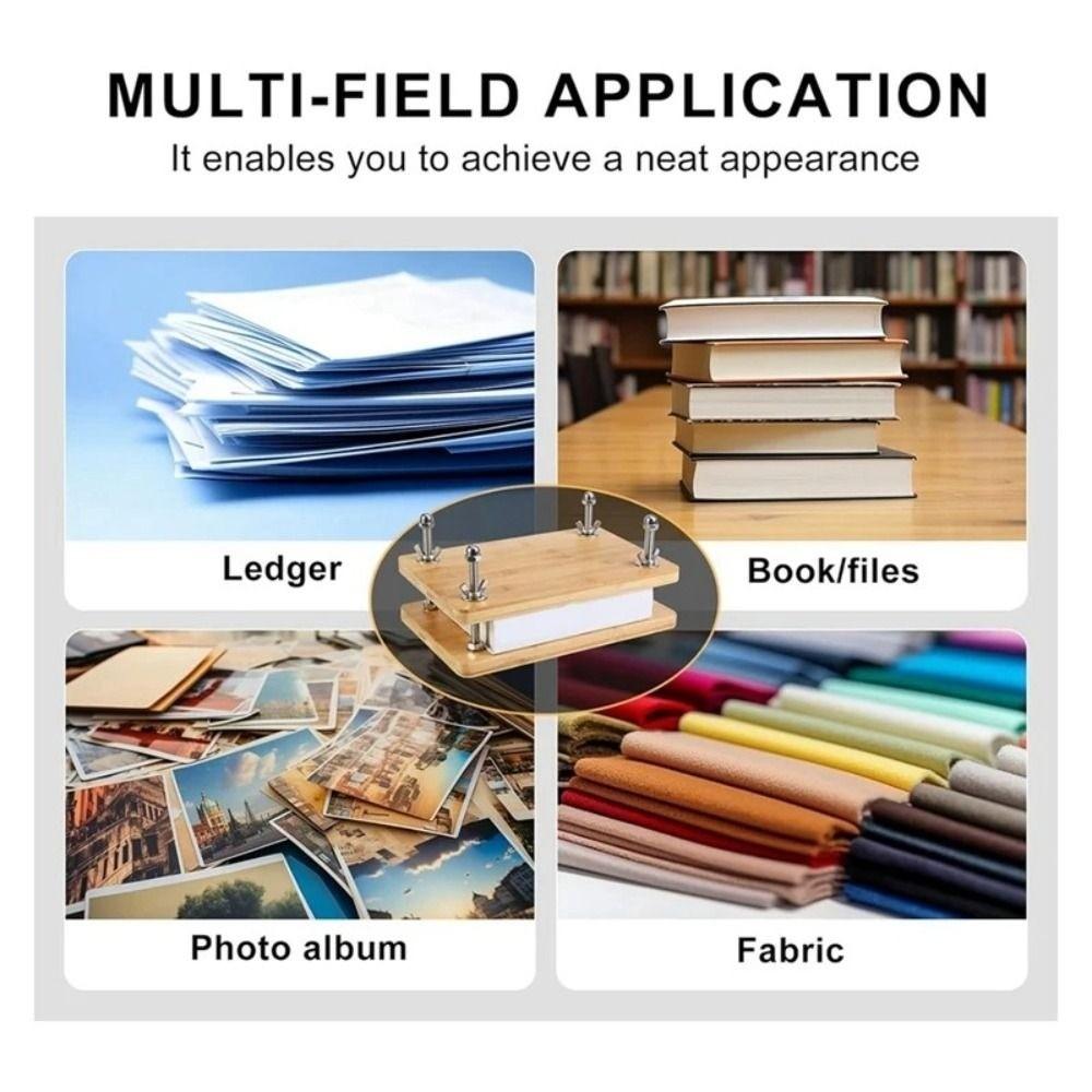 Pad Receipt Wood Book Press Can Used A4 Paper Book Press Binding Machine  Student