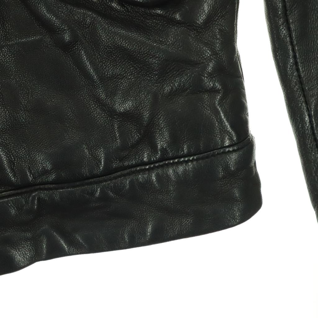 MACPHEE Long sleeve leather Single riders jacket 38 black Sheep leather Women Used