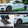 Fit For Mazda 3 Accessories Mazda3 Hatchback Sedan 2014-2019 Gloss Black Car Side Skirt Extension Lip Spoiler Zshkr45