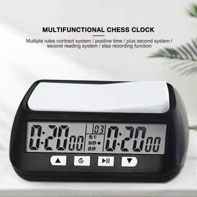 Digital Chess Competitions Timers with Memory and Step Function I-GO Match Count Up Down Timer Battery Powered Gifts Referee Use