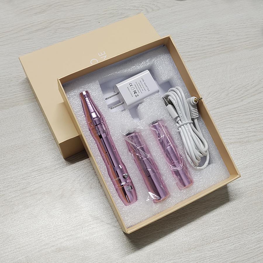 All-in-One Dual Battery Permanent Makeup Machine for Eyeliner, Lip, and Eyebrow Tattoos