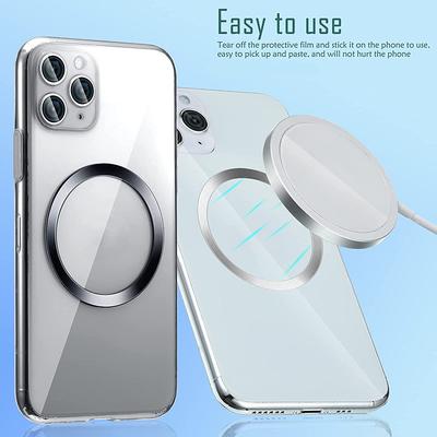 Plaque Magnétique Magsafe Anneau Autocollant Métallique Support Chargeur Sans Fil Feuille Plaque Métallique pour Support Voiture Magnétique Universel 1/3/5pcs