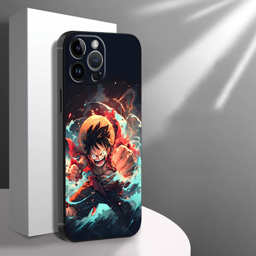 One Piece Zoro Logo Black Soft Phone Cover Case for iPhone XS Max 17Air 13 12 11 17 Pro Max 15 16 14 Plus XR 7 8