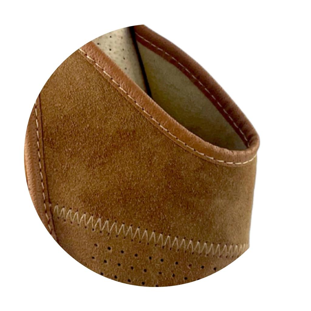 Men's suede slippers, men's velvet leather slippers 44