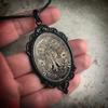 Pendant Wax Wire, Frame, Gothic Mythical World Tree Design Necklace
