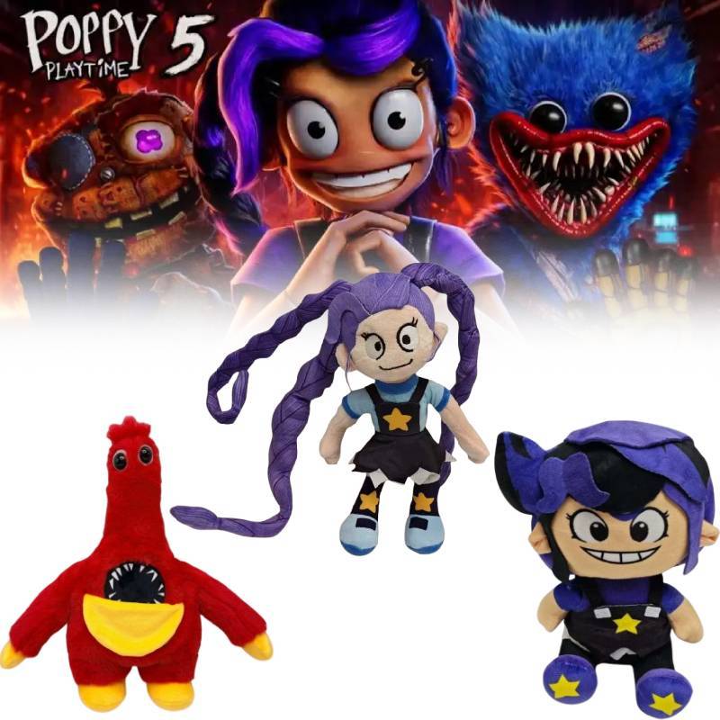 Poppy Playtime Cham Lily Lovebraids Plush Toy With Short Pile Fabric For Kids And Collectors