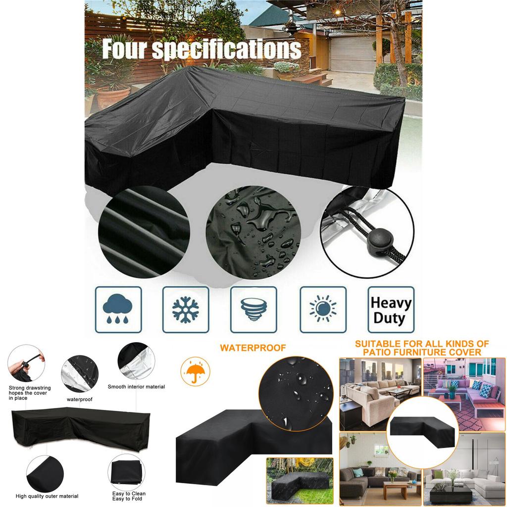 L Shape All Purpose Covers Waterproof Corner Furniture Cover For Corner Sofas And Dining Tables