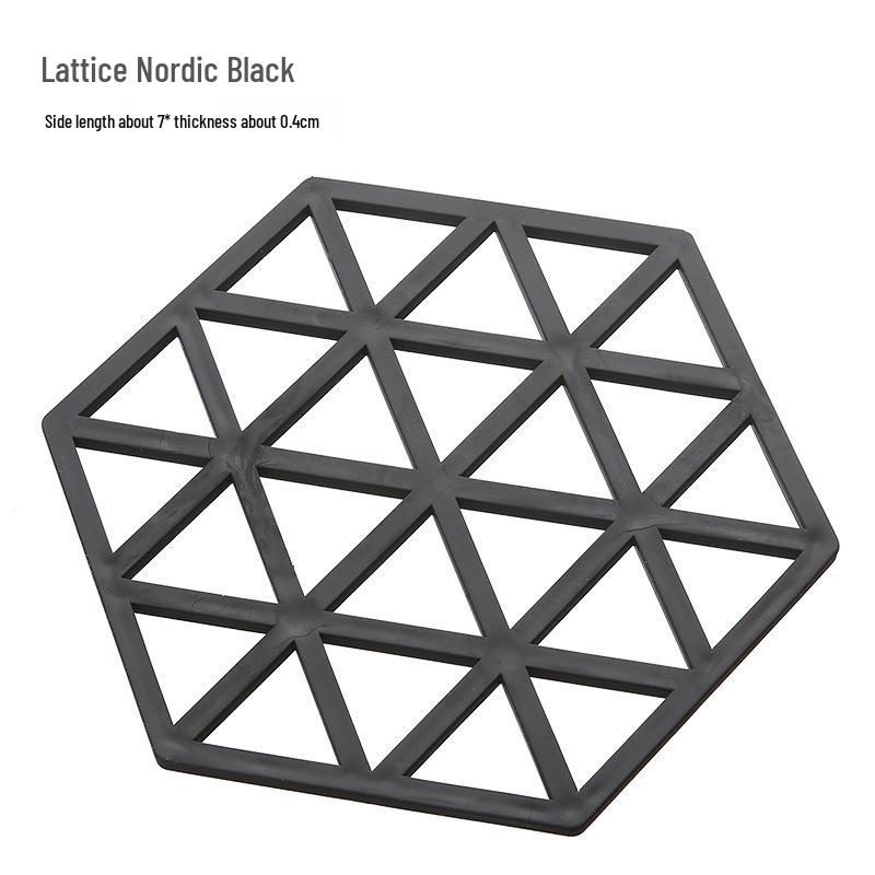 Nordic Style Silicone Heat-Resistant Non-Slip Tea Cup Mat Thin
