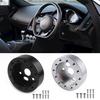 Steering Wheel Bolt Adapter, 6 Hole To 3 Hole Aluminum Hub Spacer, 0.5" 1" Thickness for Racing Car Steering Column