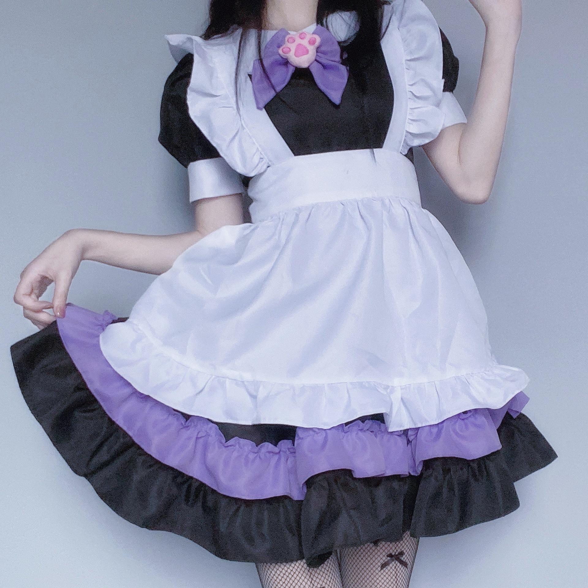 Костюм косплей горничной костюм японское кафе милое платье горничной для взрослых S