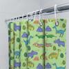 Colorful Dinosaur Print Shower Curtain For Kids Bathroom Decor Waterproof Fabric Home Supplies