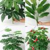 Artificial Monstera Plant - Indoor Potted Greenery for Living Room, Office, Bedroom, or Table Decor