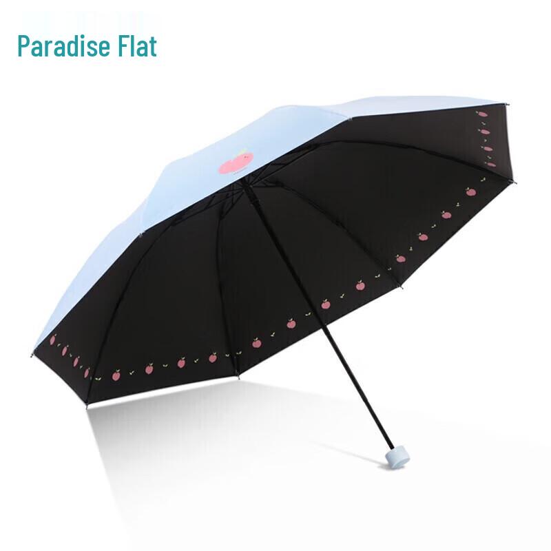 Heaven Semi-Automatic Three-fold Sun Rain Umbrella