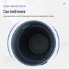 Commercial 80L Round Outdoor Plastic Trash Can with Wheels and Lid