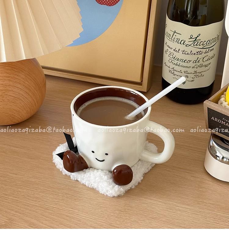 Luxury Ceramic Coffee & Tea Mug for Latte Art - Xiaohongshu Favorite