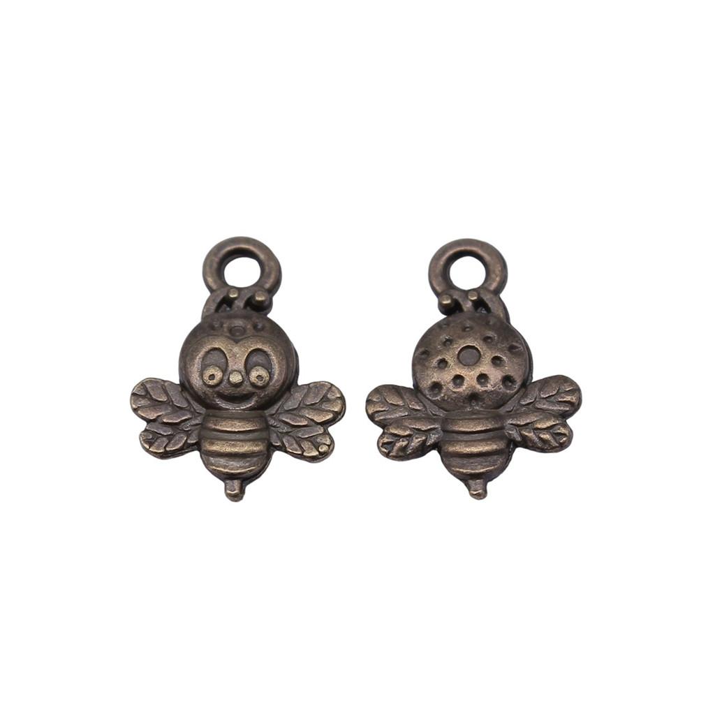 Large Pendants Bees Honeycomb Charms For Bee Themed DIY Jewelry Making