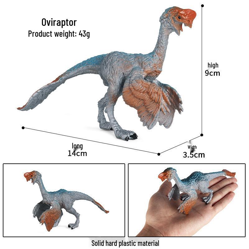 Children's Dinosaur Toy Set: King Kong, Tyrannosaurus Rex, Aurochs, Pachycephalosaurus, Spinosaurus, Therizinosaurus Model.