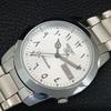 JAPAN VINTAGE REFURBISHED SEIKO 5 AUTOMATIC MENS SILVER DIAL WATCH a445892-1