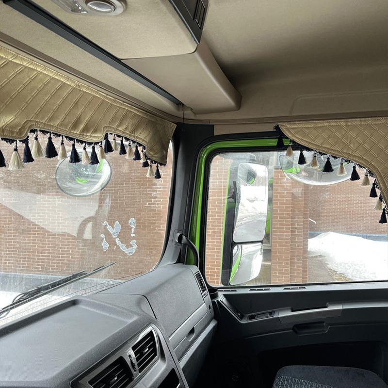 Truck Curtains,Front and Sleeper Window Sunshade,Universal Fit for VOLVO/RENAULT/SCANIA,Custom Logo