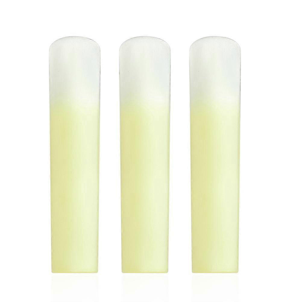 3PCS Clarinet Reeds Strength 1.5/2.0/2.5 Clarinet Resin Reeds
