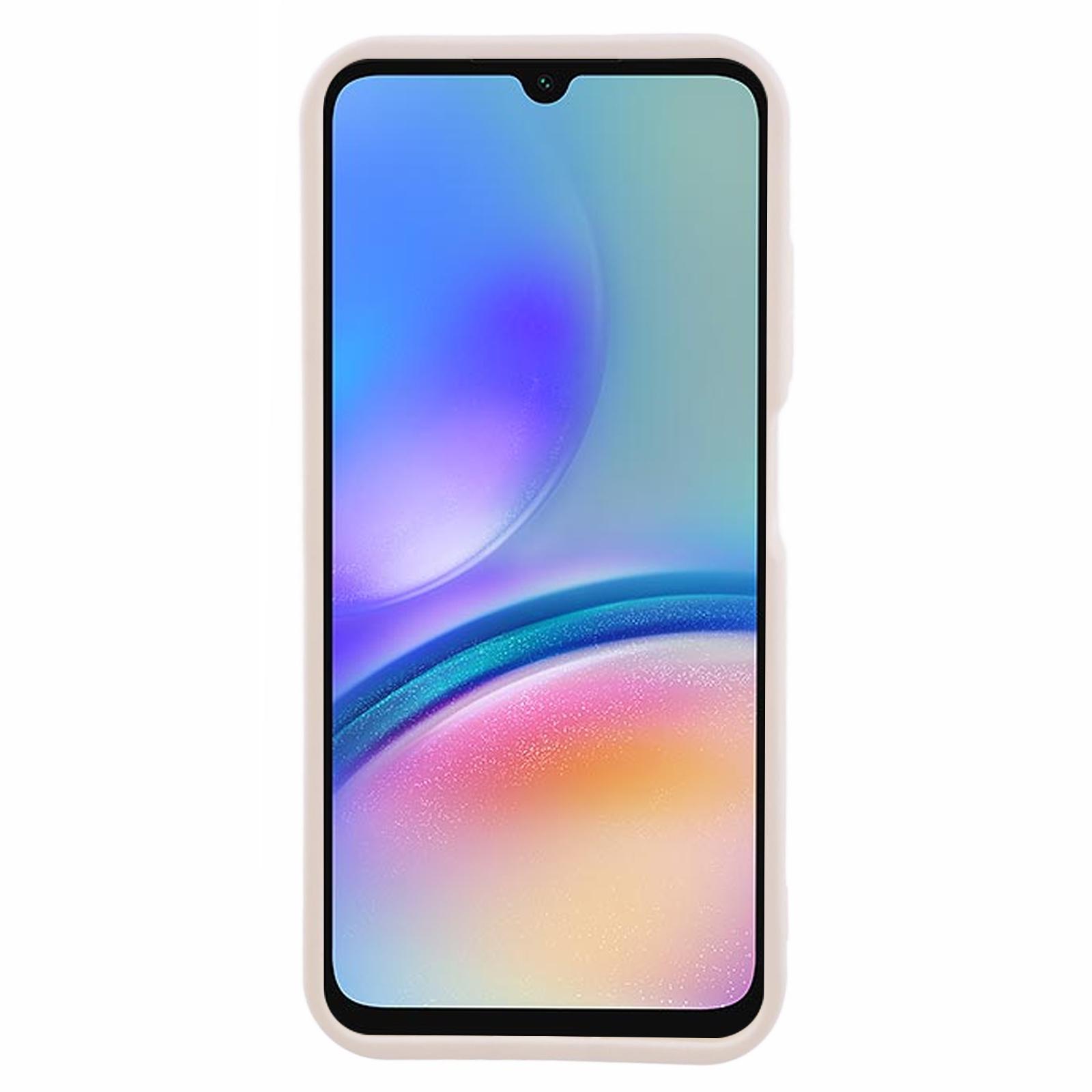 

For Samsung Galaxy A05s 4G Cases Soft TPU Matte Camera Protection Phone Cover Beige
