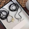 Unique Bowknot Necklace Adjustable Statement Necklace Pendant Necklace Alloy Material Suitable for Special Occasions