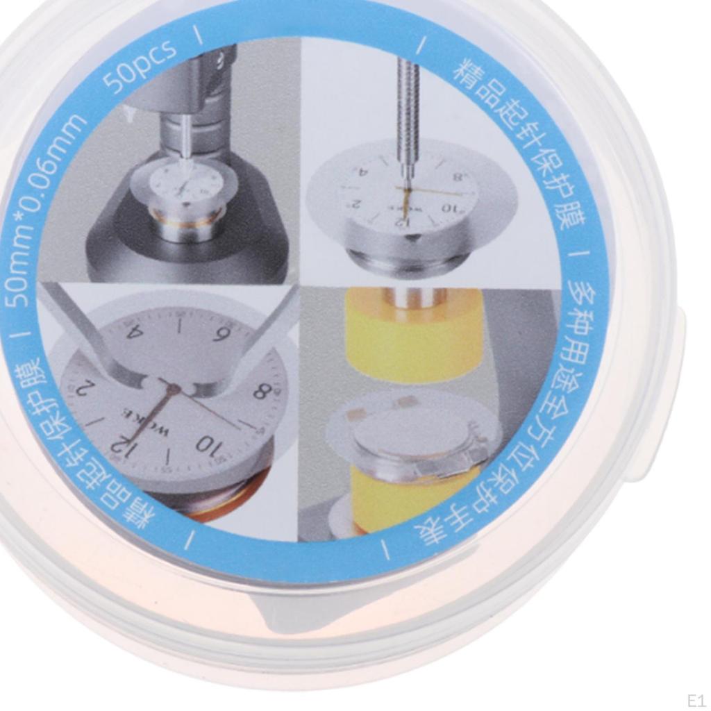 50 sztuk Podkładek do Koperty Tarczy Zegarka, Matowe Wykończenie, Wielofunkcyjne, Lekkie, Ochraniacz Zegarka