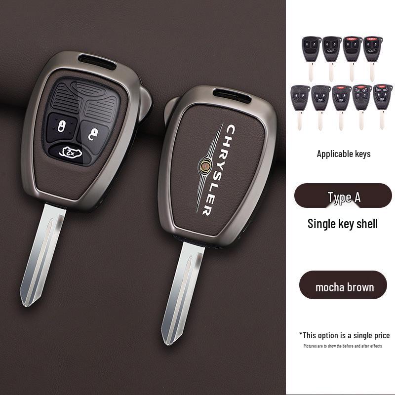 Chrysler 300C Key Case for 2006-2007 Models: Remote Control Metal Shell & Buckle