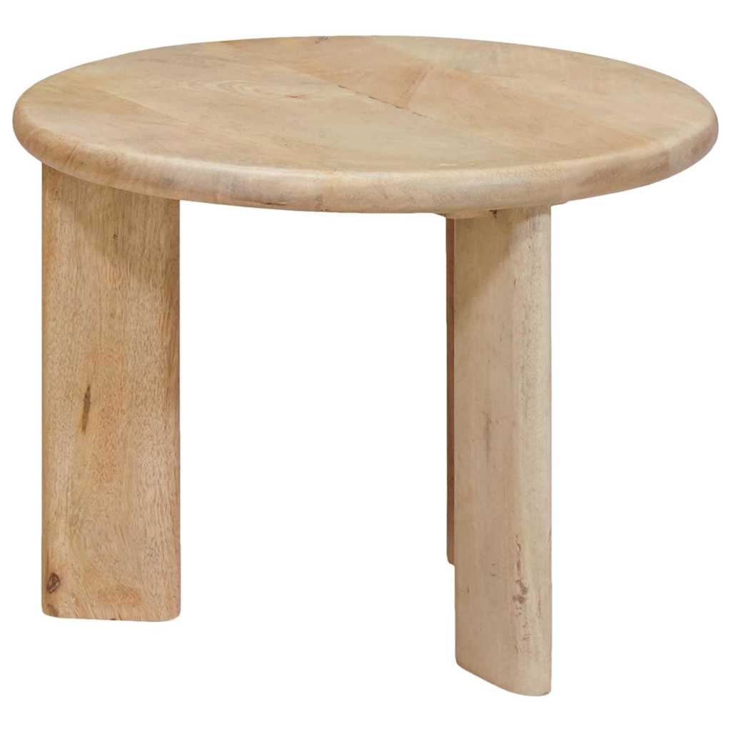 Nesting Coffee Tables Set 2 pcs Black Solid Mango Wood
