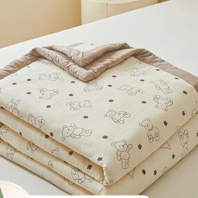 OEING Washed Cotton Summer Quilt (Little Bear Doctor)