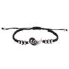 2Pcs/set Dragon Tai Chi Braided Bracelet for Women Men Best Friends Adjustable Yin Yang Bracelets Fashion Couple Jewelry