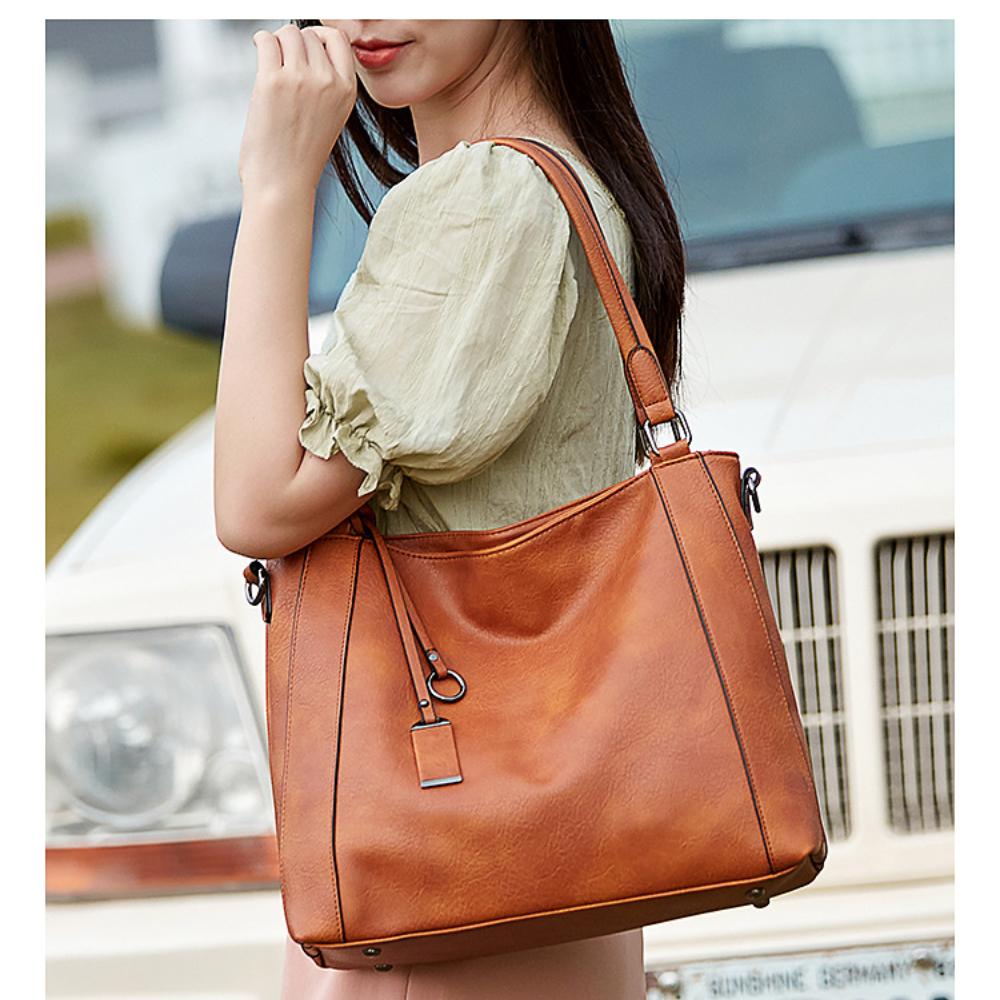 Γυναικεία τσάντα με ένα ώμο Γυναικεία τσάντα από μαλακό δέρμα Φορητή τσάντα αναψυχής Τσάντα One Shoulder Messenger