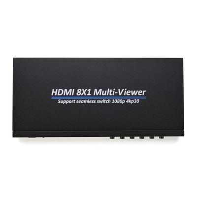 8x1 HDMI 4K Quad Multiviewer Bildschirmteiler 8 Bildschirmteiler mit nahtloser Umschaltung
