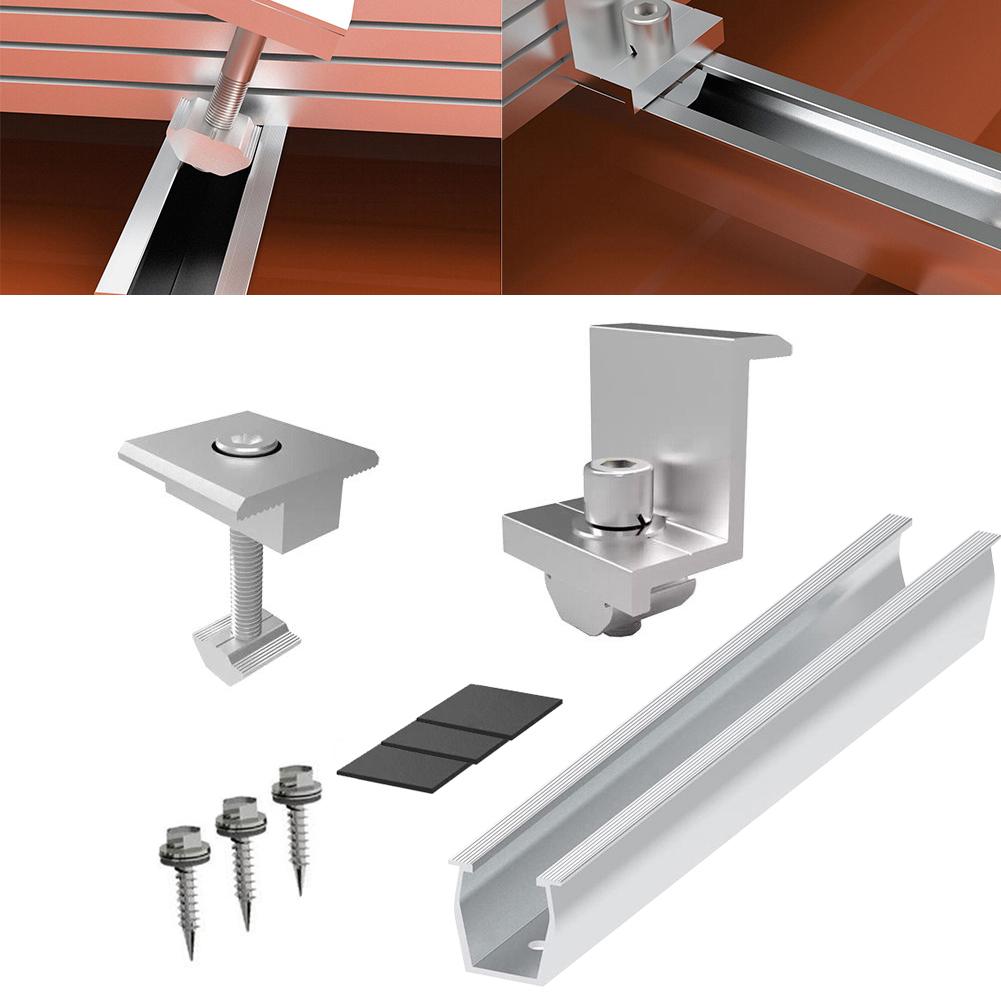 Clamp Rails Fastening Module Mounting PV Photovoltaic