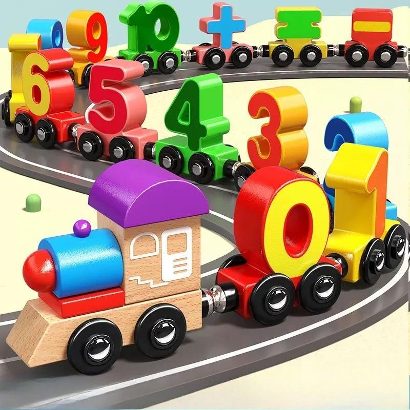 

Магнитный цифровой конструктор-поезд, развивающие детские игрушки для детей 1-2 лет, 3 малышей, раннее развитие, просвещение